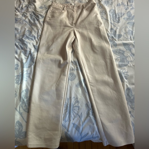 The Melina Pant Aritzia Size 6 in Matte Pearl - Picture 2 of 3